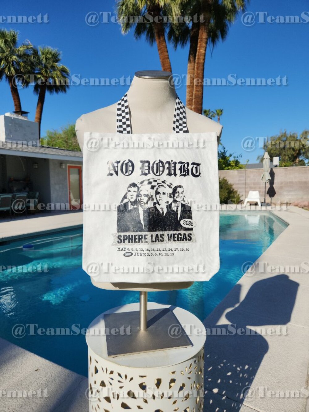 No Doubt White Tote Bag / Sphere Las Vegas Residency 2026 - Picture 3 of 3